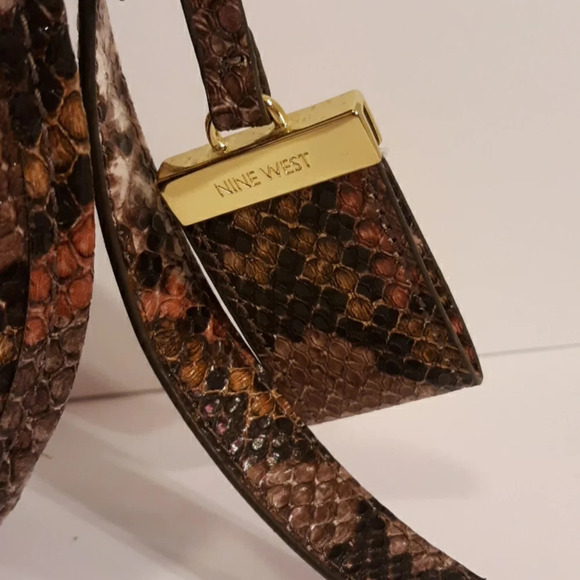 Nine West Snake Skin Crossbody - Picture 2 of 7